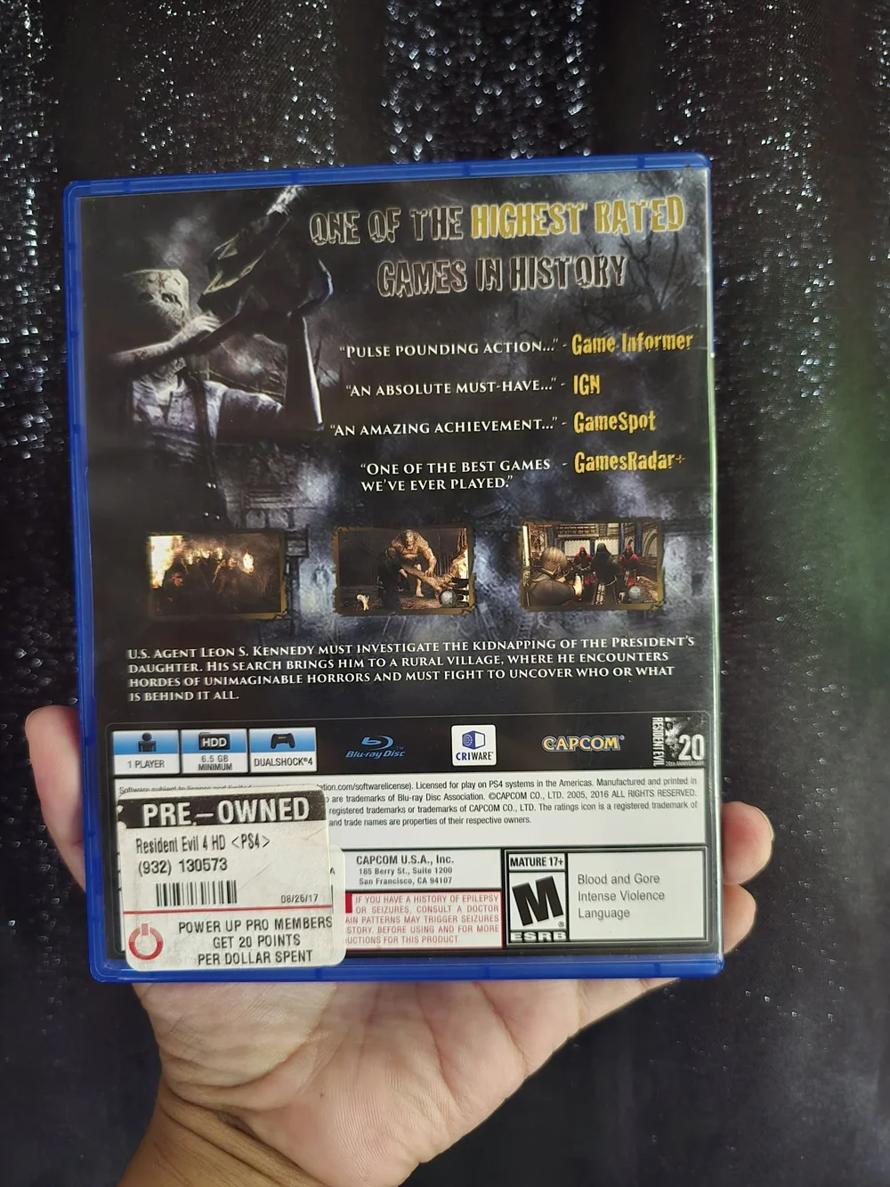 Resident Evil 4 (PS4) - Blue Case